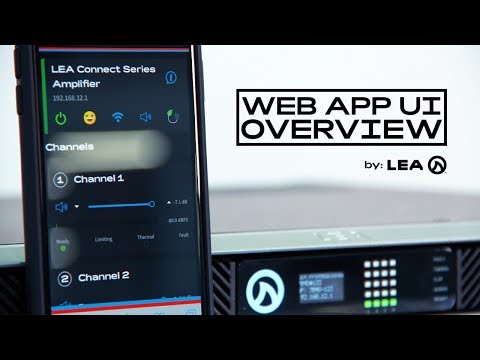 Overview: Web App UI - Connect Series Control