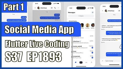 [Flutter] Flutter Live Coding EP1893 (Social Media App Part 1)