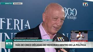 ANTONIO BONFATTI PRESENTA SU LIBRO EN LA FERIA DEL LIBRO DE SANTA FE