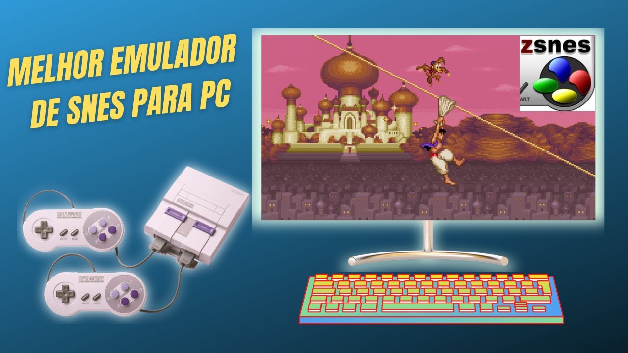 O MELHOR EMULADOR DE SUPER NINTENDO PARA PC TUTORIAL 2020 