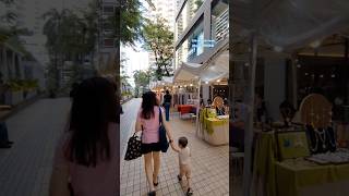 家庭日闲逛槟城葛尼广场商场夜市 Family Day Stroll at Penang Gurney Plaza Outdoor Night Market