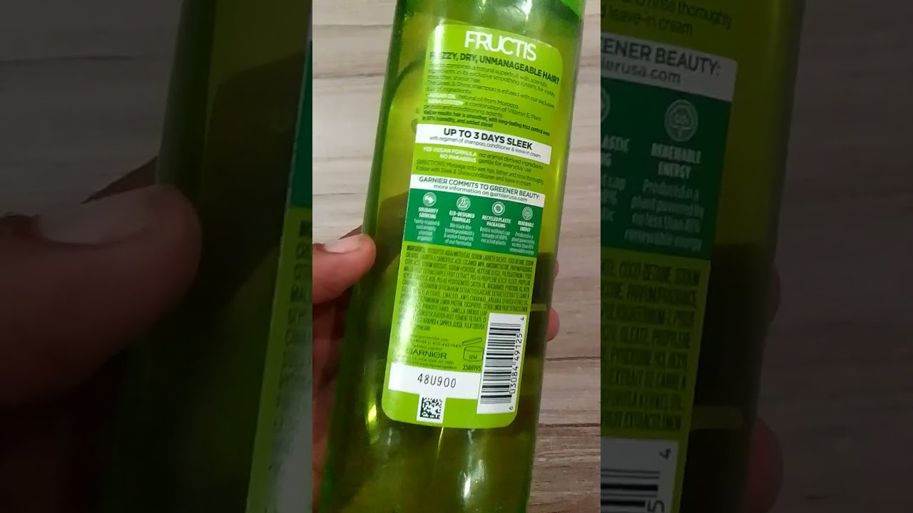 Garnier Fructis Sleek & Shine Conditioner and Shampoo Review