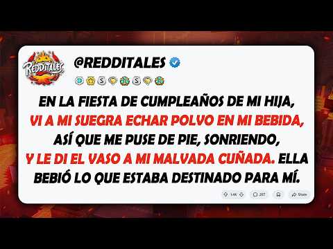 En la fiesta de cumpleaños de mi hija, mis suegros sisearon: "Solo eres una sanguijuela..."