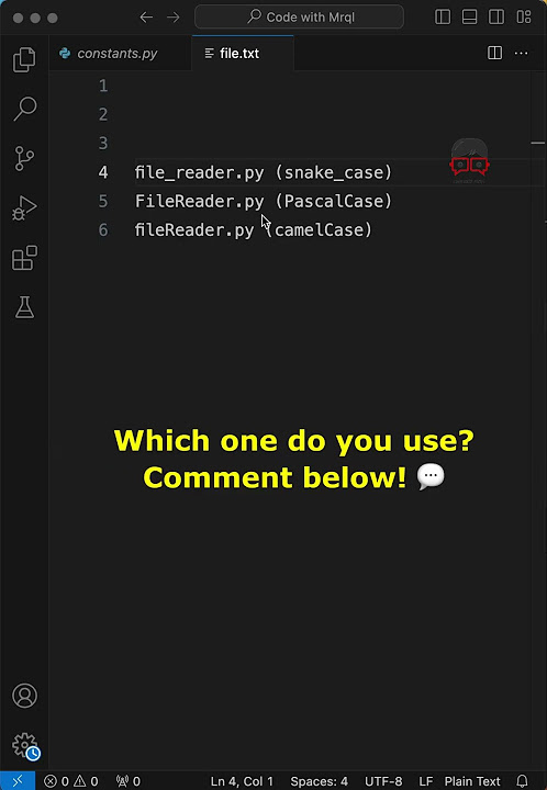 🔑 How to Name Python Modules the Right Way! 🐍 - YouTube
