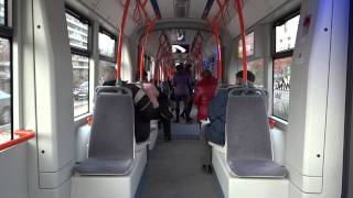 Inside Tram Pesa Swing, Sofia, Line 7