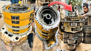 Rebuilding Of Heavy Duty Machine Komatsu Bulldozer Transmission | How to Fix Dozer Transmission