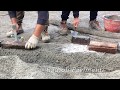 Pavimenti in pietra: posa binderi di porfido con Mapestone