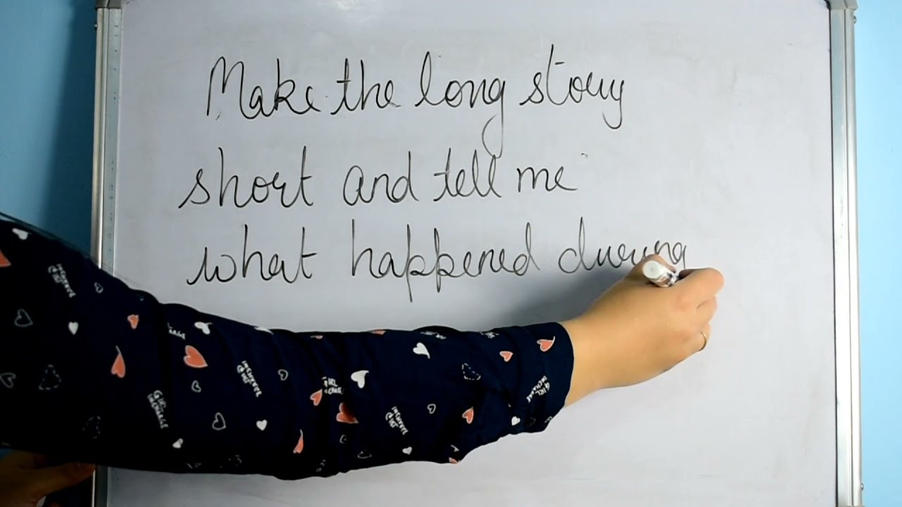 Make The Long Story Short Meaning English Idioms Easy English YouTube Make The Long Story Short Meaning English Idioms Easy English YouTube