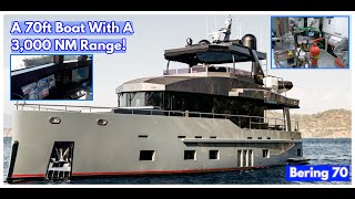 THIS Is The BERING 70 Steel Explorer Yacht! | Yacht Tour