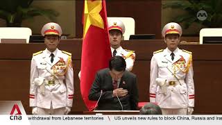Vietnam appoints military general Luong Cuong as president after months of political turmoil
