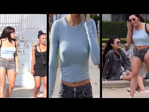 👦Taked off bra girl in public | No Bra TikTok Challenge | No Bra in The Public,Just See