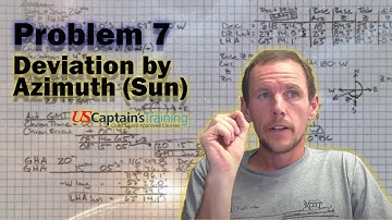 Deviation by Azimuth (Sun) | Problem 7 | Celestial Navigation