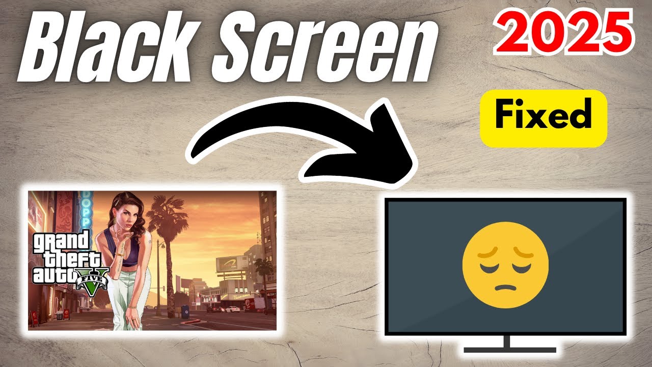 How to Fix Pc Black Screen When Playing Games - YouTube
