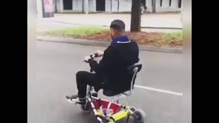 Brother Ali Banat Having A Bit Of Fun On A Wheelchair May Allah Grant Him Jannah Ameen