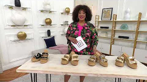 Dolce Vita Leather Double Buckle Sandals - Wanika on QVC