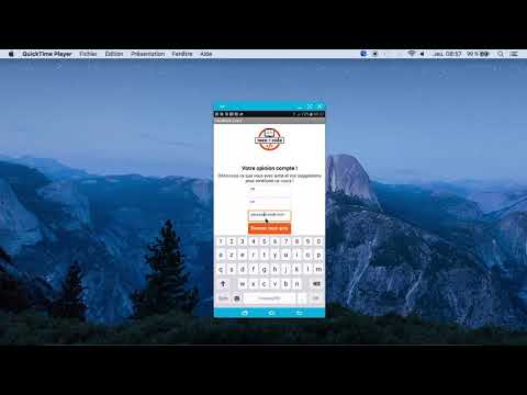 Présentation de l'application Questionnaire de satisfaction - créée avec App Inventor