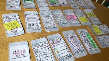Paper Prototyping an App Concept