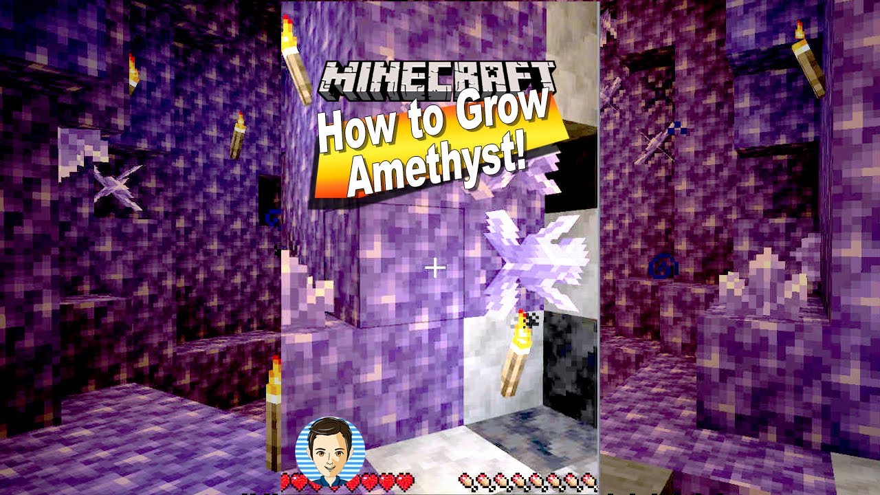 How You Can Grow Amethyst Crystals Cluster Shard in Minecraft - YouTube