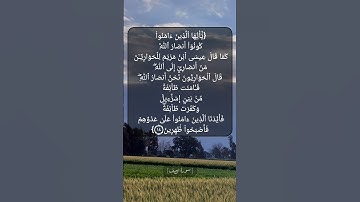 سورة الصف الآية ١٤ بصوت الشيخ محمد صديق المنشاوي