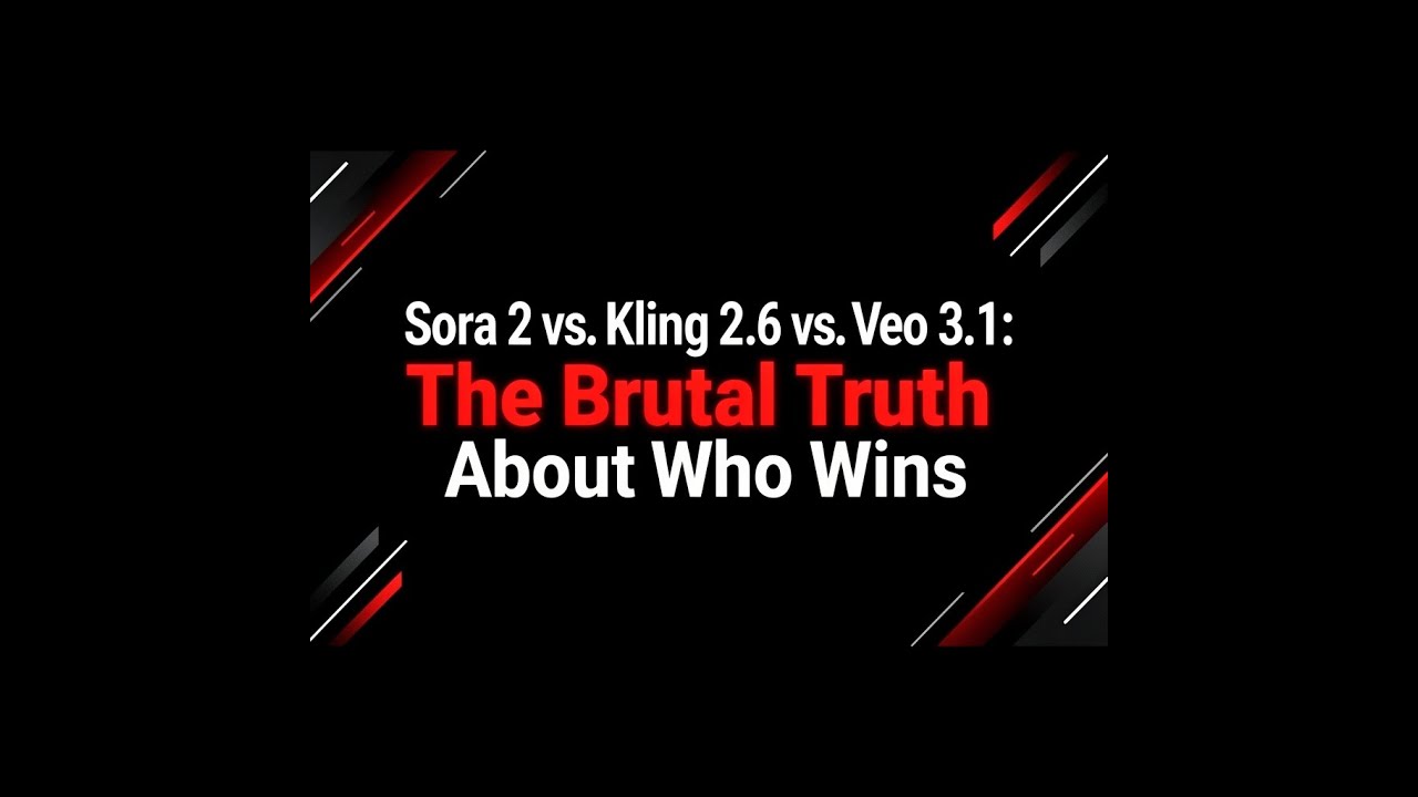 Sora 2 vs. Kling 2.6 vs. Veo 3.1: The Brutal Truth About Who Wins