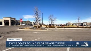 2 people found dead inside storm drain tunnel in Fort Collins