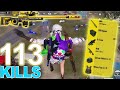 113 KILLS Monster Gameplay 😈 | Hardest Spooky Soiree Lobby of Season | PUBG Mobile