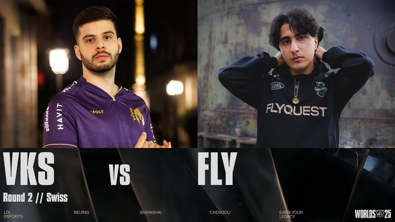 Vivo Keyd Stars (VKS) x (FLY) FlyQuest | Worlds 2025 - Fase Suíça | Md1 ...