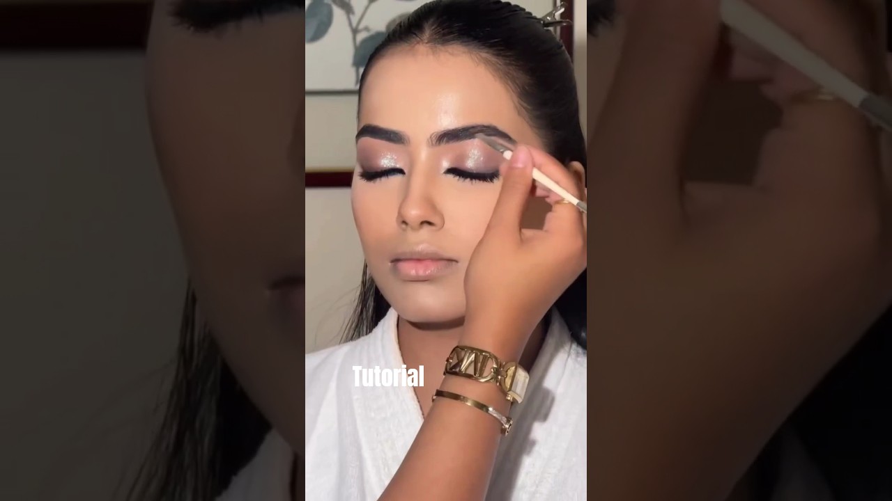 Soft glam cocktail party makeup look 