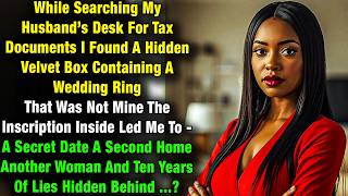 While Searching My Husband’s Desk For Tax Documents I Found A Hidden Wedding Ring ..?