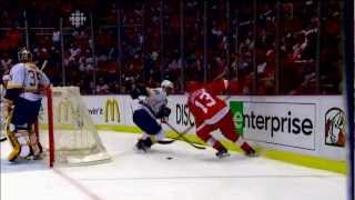 Pavel Datsyuk - Daylight robbery on Roman Josi for the Goal April 15 2012  HD