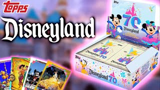 Ripping Packs of Topps Disneyland 70th Anniversary Trading Cards