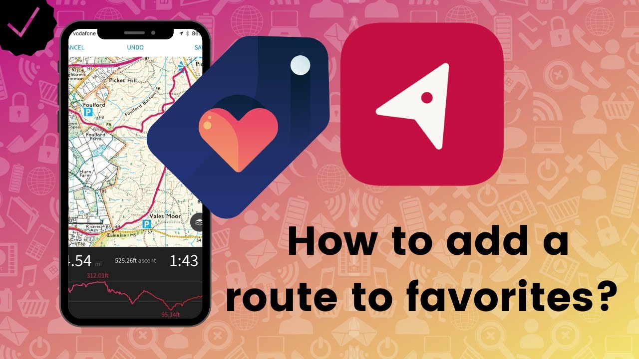 Add On Route How to add a route to favorites on OS Maps? - YouTube