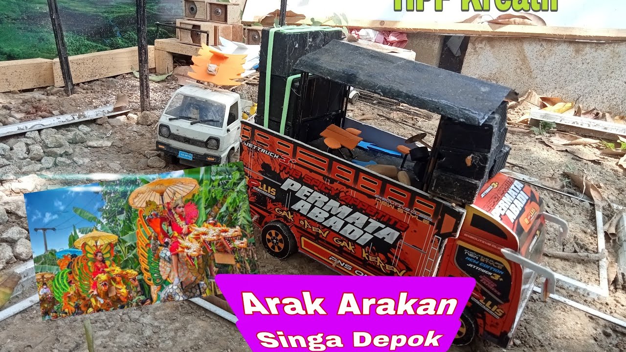 DIY Miniatur Arak Arakan Singa Depok #putragenades #warlan_muda #andiputra