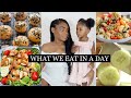 *not healthy* what we eat in a day (pregnant mom &amp; toddler) vlog