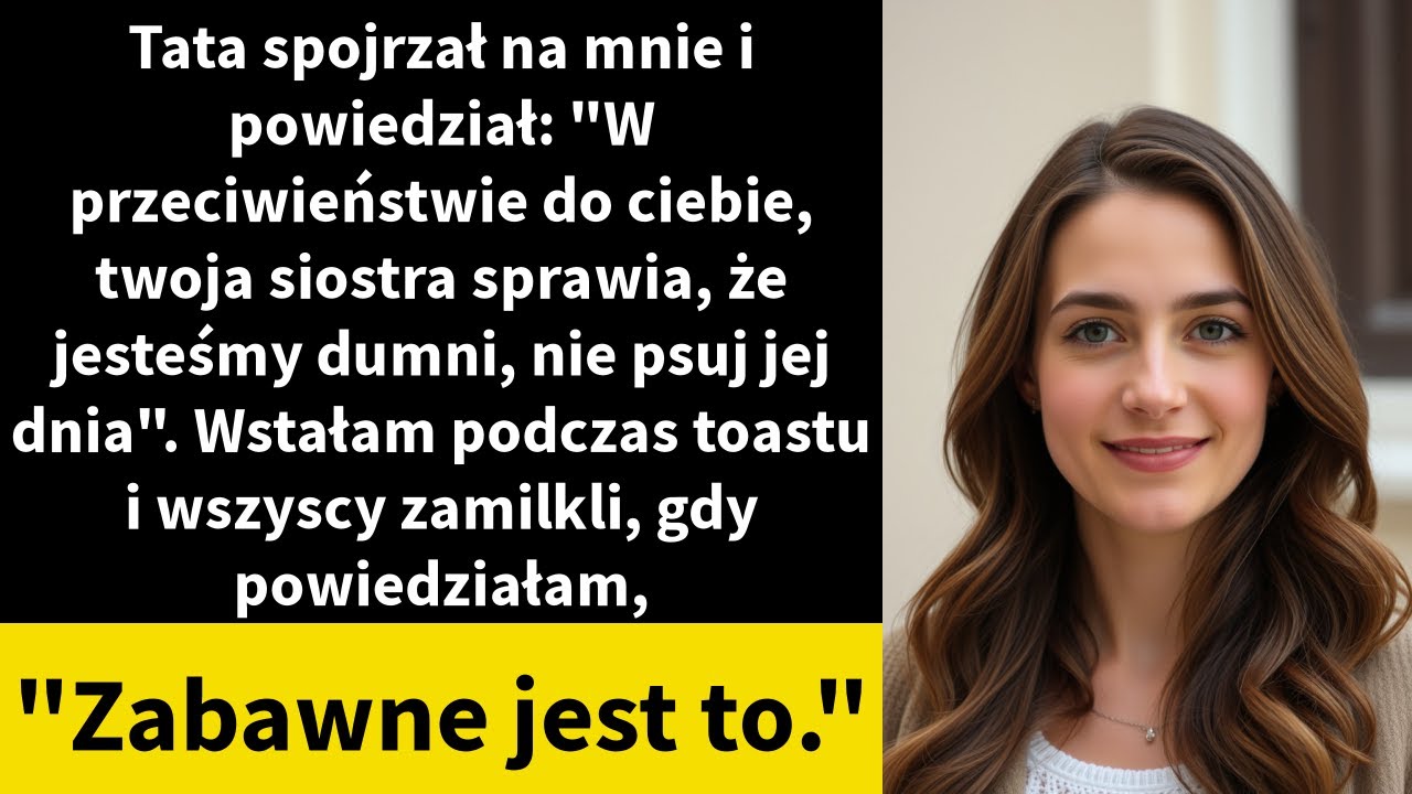 Tata spojrzał na mnie i powiedział: 