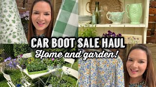 Car Boot Sale Haul | Plants | Antiques | Car Boot Sale | Car Boot Sales Norfolk | Kate McCabe | New!