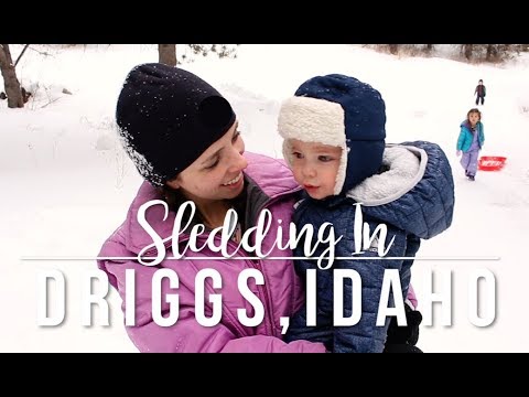 Snow Day in Driggs, Idaho // Travel Vlog