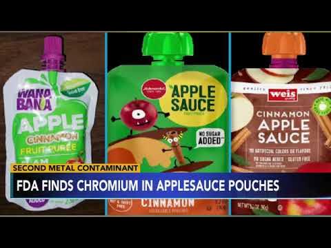 Read more about the article Lead-tainted applesauce pouches also contained another possible toxic substance: FDA – 6abc Philadelphia