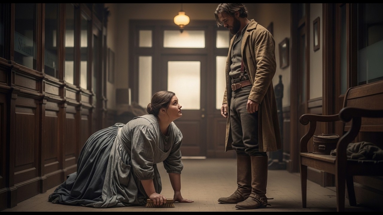 She Scrubbed His Floors for Pennies — Until a Scarred Rancher Said, 