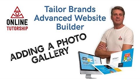 Tailor Brands Website Builder - Adding a Photo Gallery