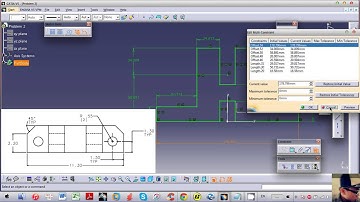 CATIA | Part Design & Sketcher Exercise | *B* LESSON 2 (Part 1)