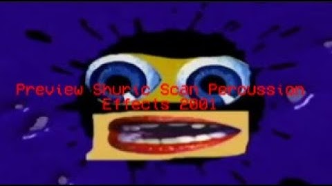 Preview Shuric Scan Percussion effects sponsored by Effects 2001 (Vegas Pro Style)