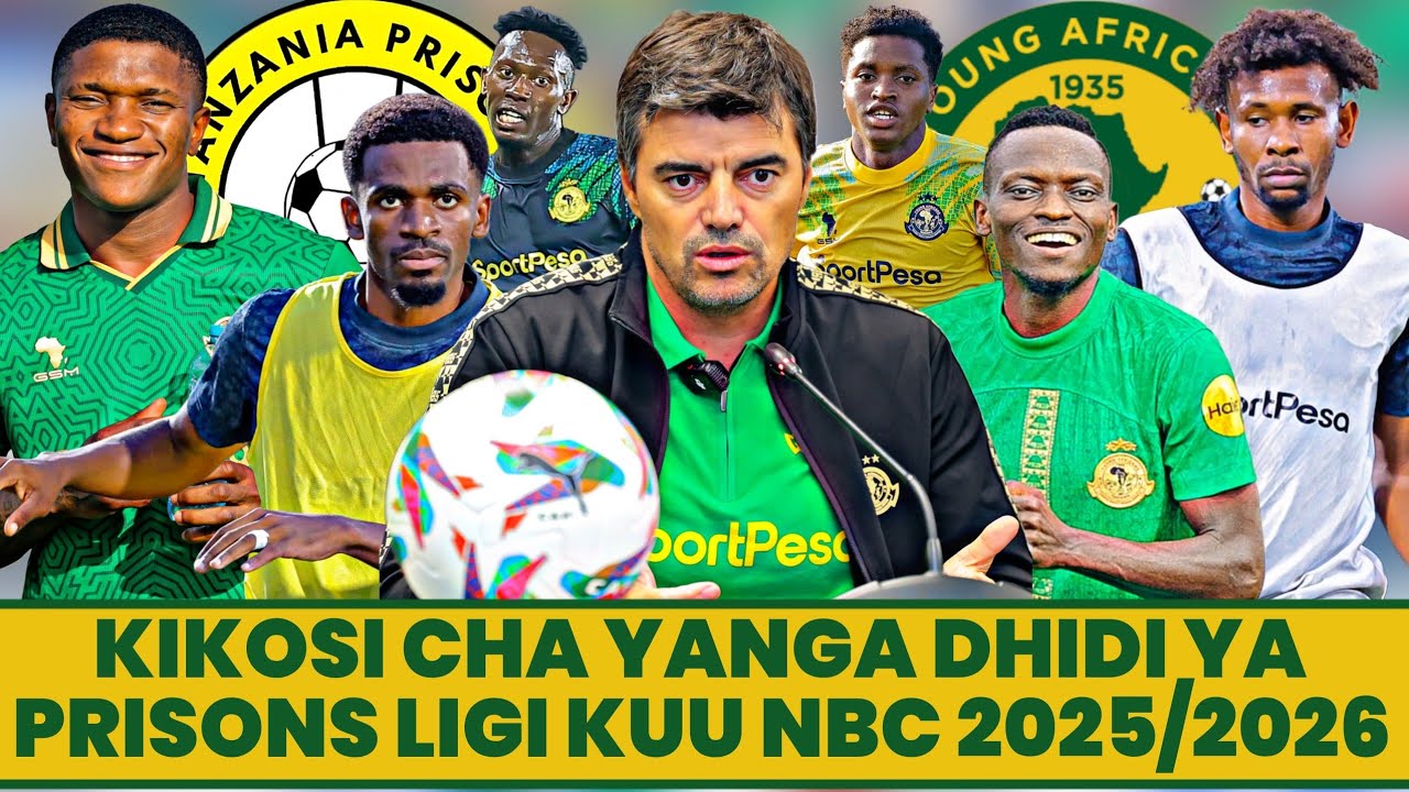 Mabadiliko Kikosi Cha Yanga Kinachoanza Dhidi Ya Tanzania Prisons Mechi ...