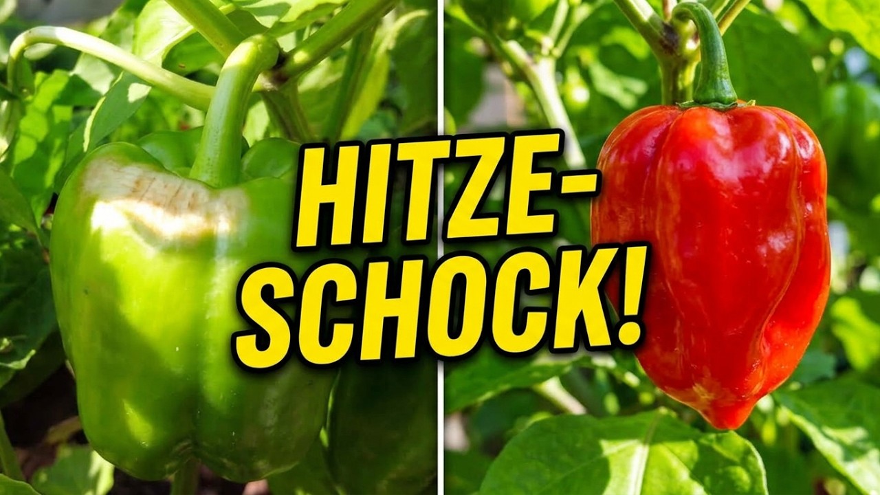 Chili bei Spätsommerhitze: Fruchtansatz schützen und richtig gießen