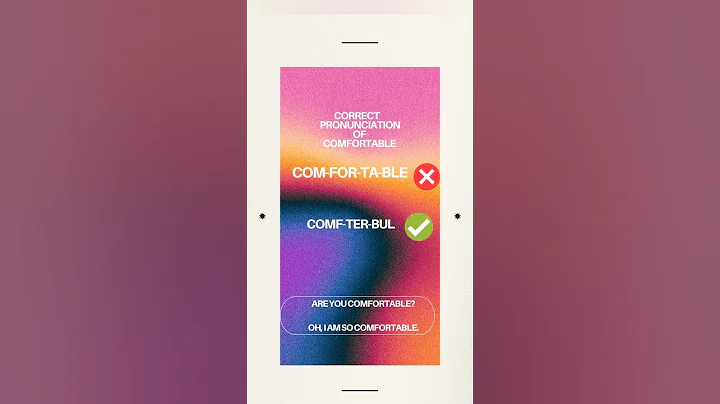 Correct pronunciation of comfortable #english #pronunciation #shorts #trending #viral