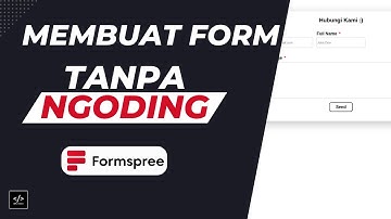 MEMBUAT CONTACT FORM TANPA NGODING BACKEND | TUTORIAL FORMSPREE INDONESIA