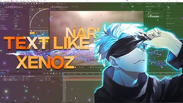 Text Like Xenoz - After Effects Tutorial