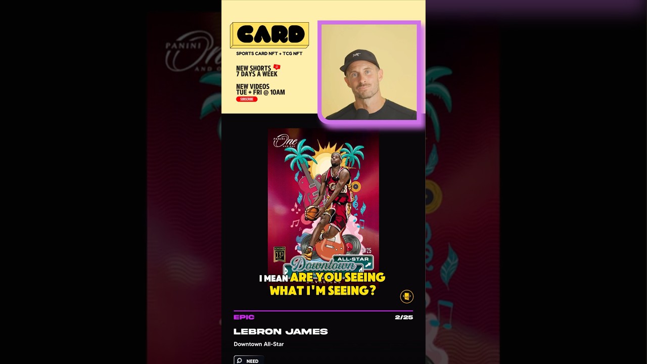 The Most Unique LeBron James NFT on the Panini Blockchain?