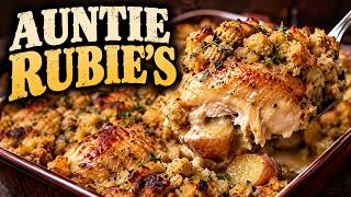 Auntie Rubie's Chicken and Stuffing Bake