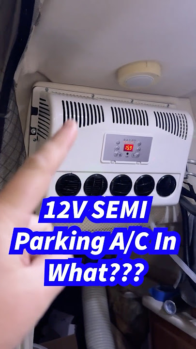 DC 12V Mini Split Air Conditioner In A Boat | DIY Setup #boating #minisplit